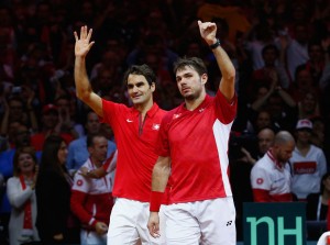 France v Switzerland - Davis Cup World Group Final: Day Two