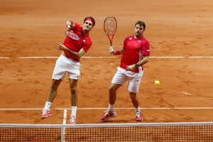 France v Switzerland - Davis Cup World Group Final: Day Two