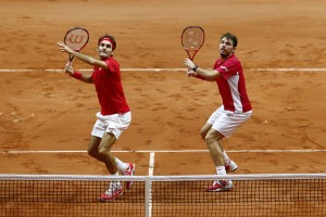 France v Switzerland - Davis Cup World Group Final: Day Two