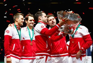 France v Switzerland - Davis Cup World Group Final: Day Three