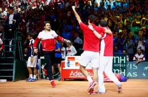 France v Switzerland - Davis Cup World Group Final: Day Three