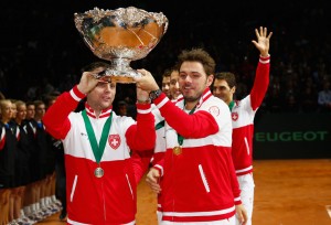 France v Switzerland - Davis Cup World Group Final: Day Three