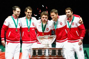 France v Switzerland - Davis Cup World Group Final: Day Three