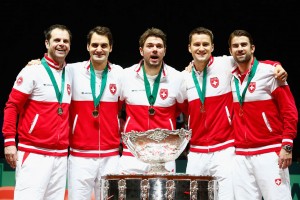 France v Switzerland - Davis Cup World Group Final: Day Three