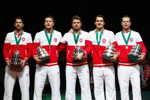 France v Switzerland - Davis Cup World Group Final: Day Three